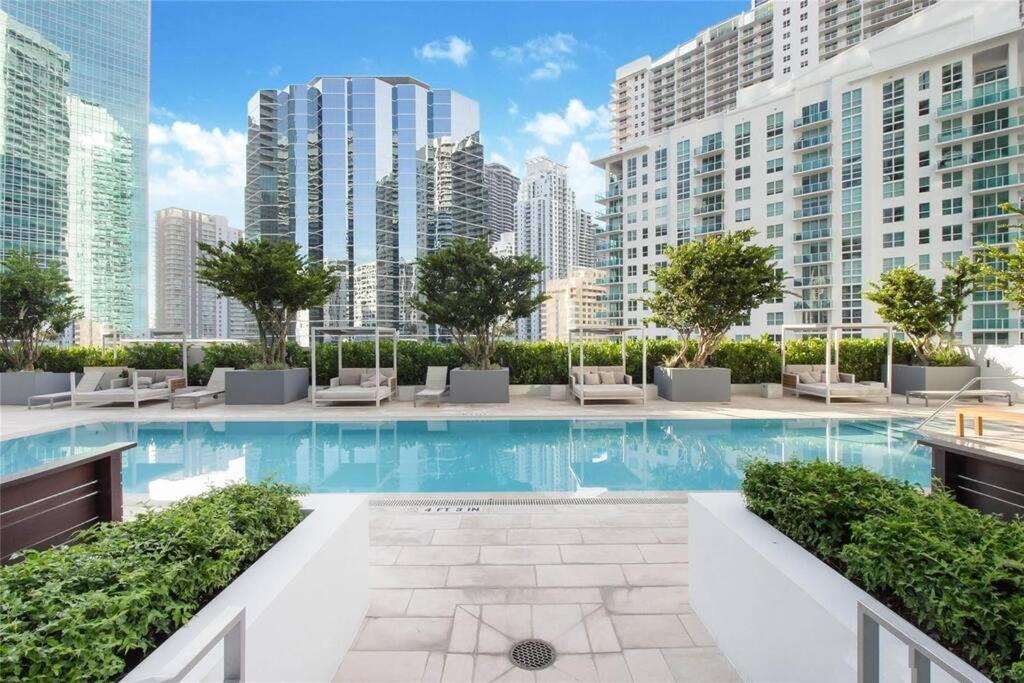 Lovely Upscale Condo Gorgeous View 2Bd 2Bath In Brickell Miami Exterior photo